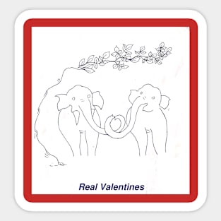 Real Valentines Sticker